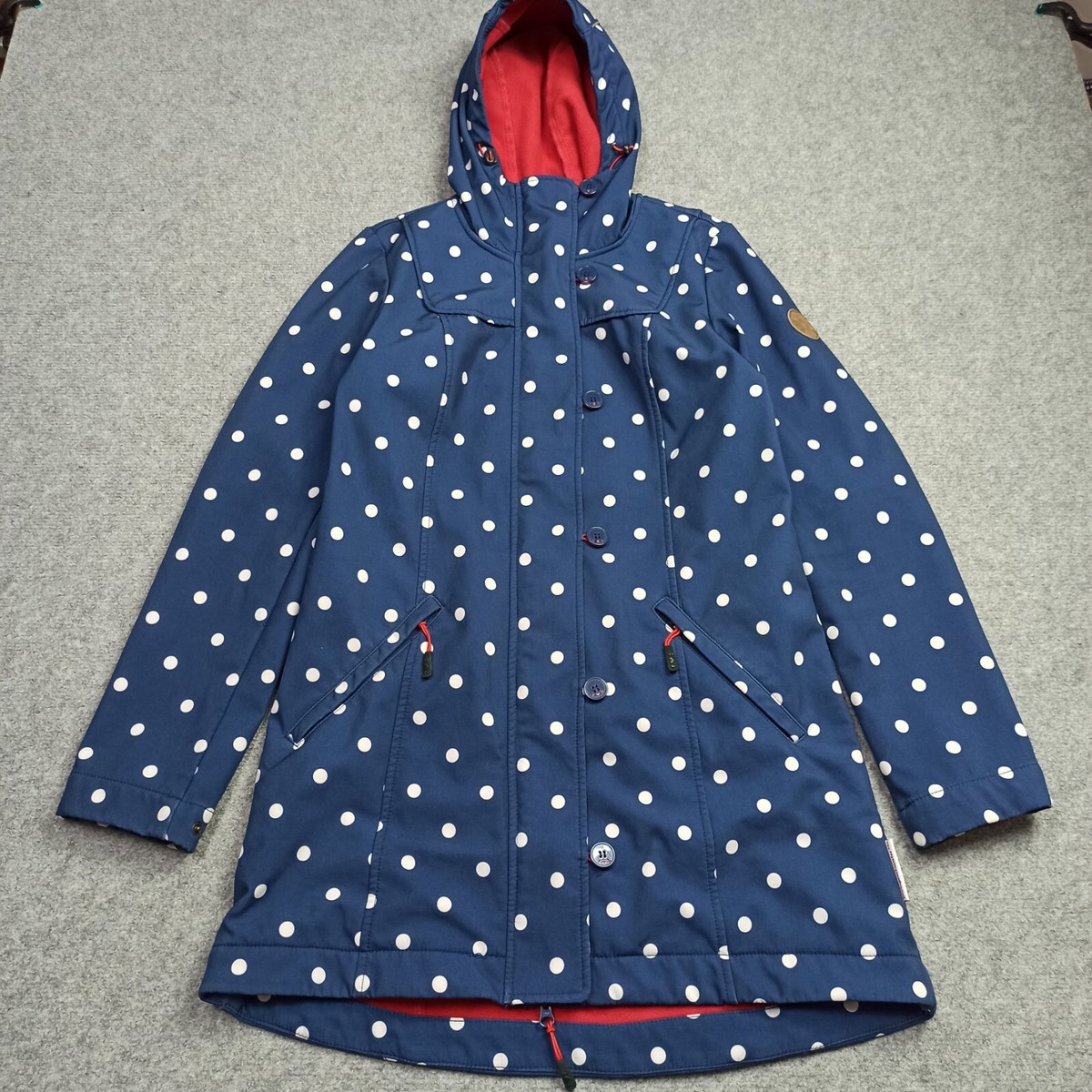 Blutsgeschwister Softshell Mantel GRÖSSE S 36 Blau Lang Jacke