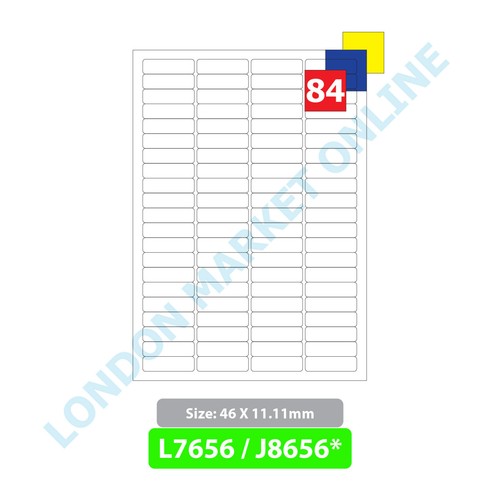 Address Label A4 Self Adhesive Inkjet Copier Laser 1 2 3 6 8 10 12 27 labels FBA - Picture 19 of 19