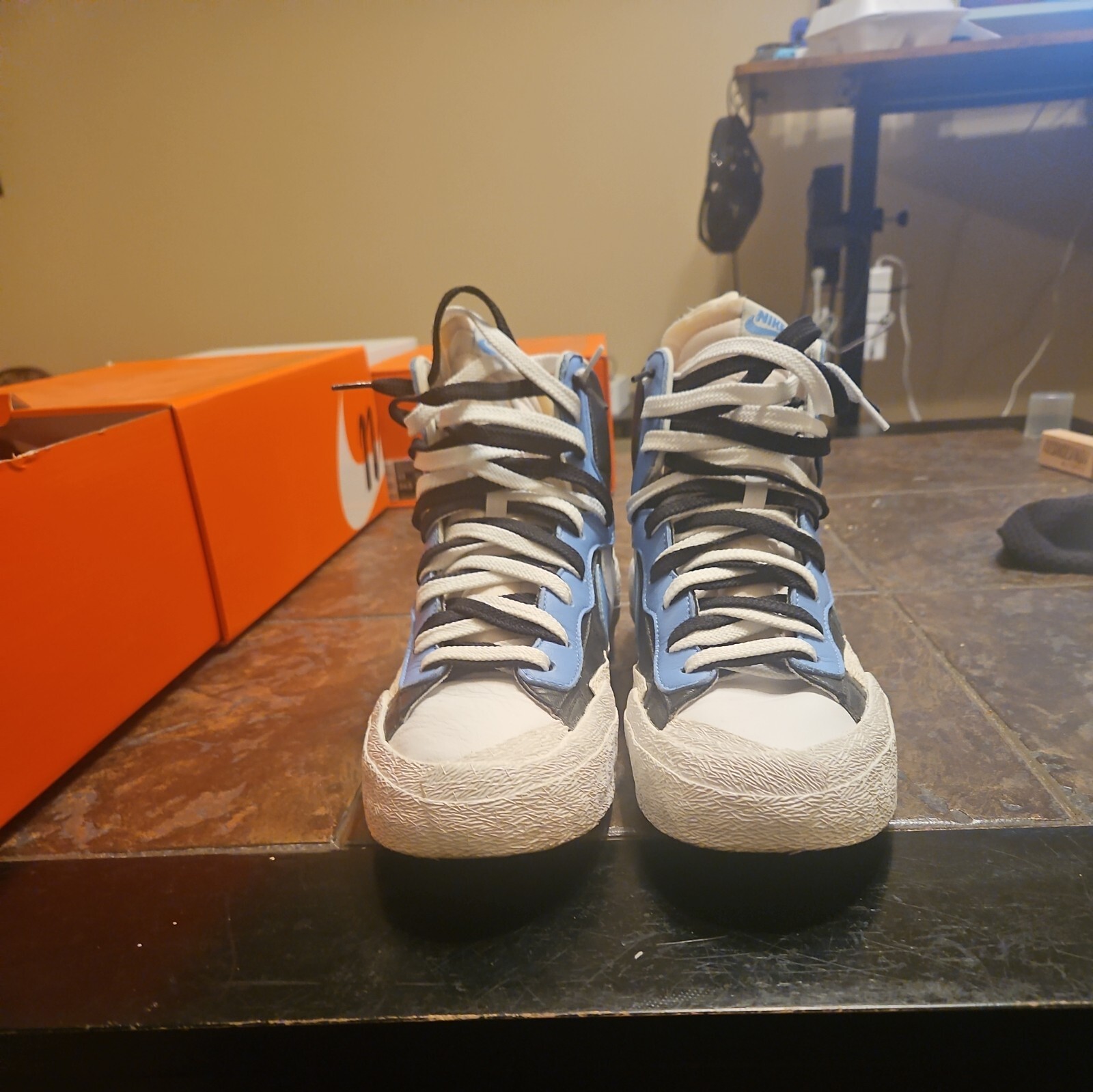 SACAI X NIKE Nike sacai x blazer medio nero blu