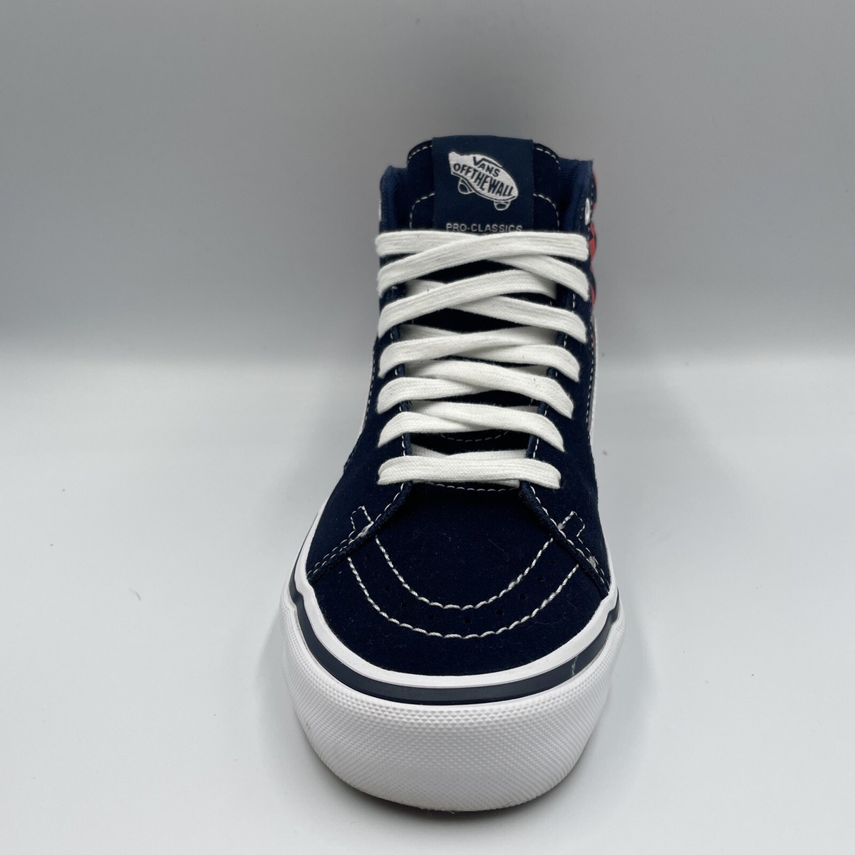 Vans High tops Sk8-Hi Pro Checkerboard Navy Orange Size US 7 Men