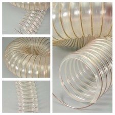 Polyurethane (PU) Flexible Duct Hose or Ventilation, Fume Extraction Ducting