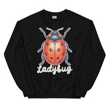 Lady Bug Animal Nature Wonderful Amazing Crewneck Sweatshirt