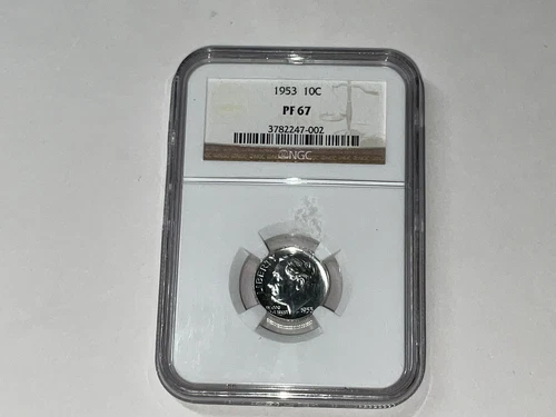 1953-P Roosevelt Dime NGC PF 67