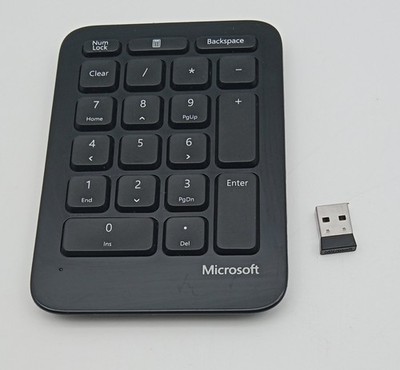 Microsoft Sculpt Ergonomic Desktop Wireless Dongle and Number Pad ONLY
