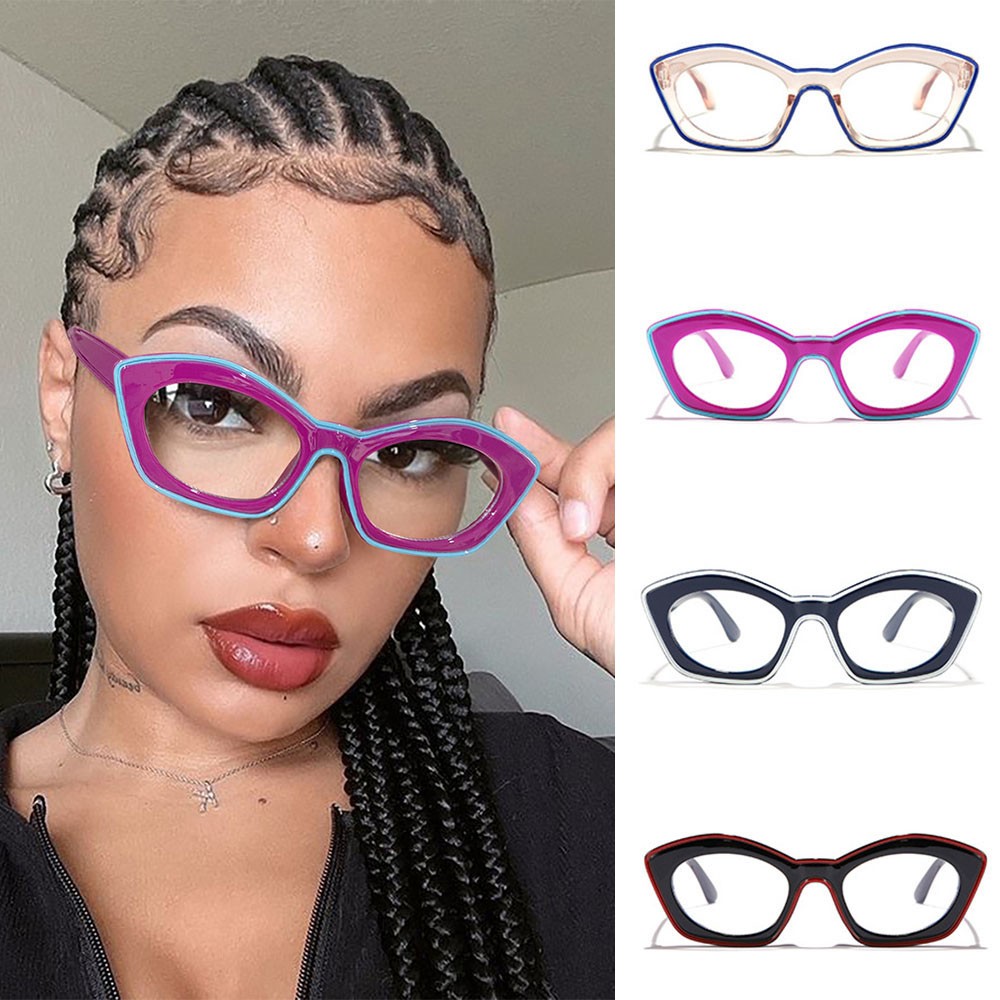 Y2K Anti Blue Light Glasses Trendy Eyewear for Digital Screens-image