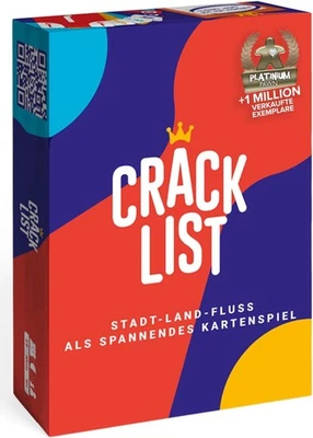 CRACK LIST ? Stadt, Land, Fluss neu gedacht! | Familienspiel & Partyspiel |