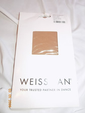 New Weisman footed dance tights size LC Large child Suntan