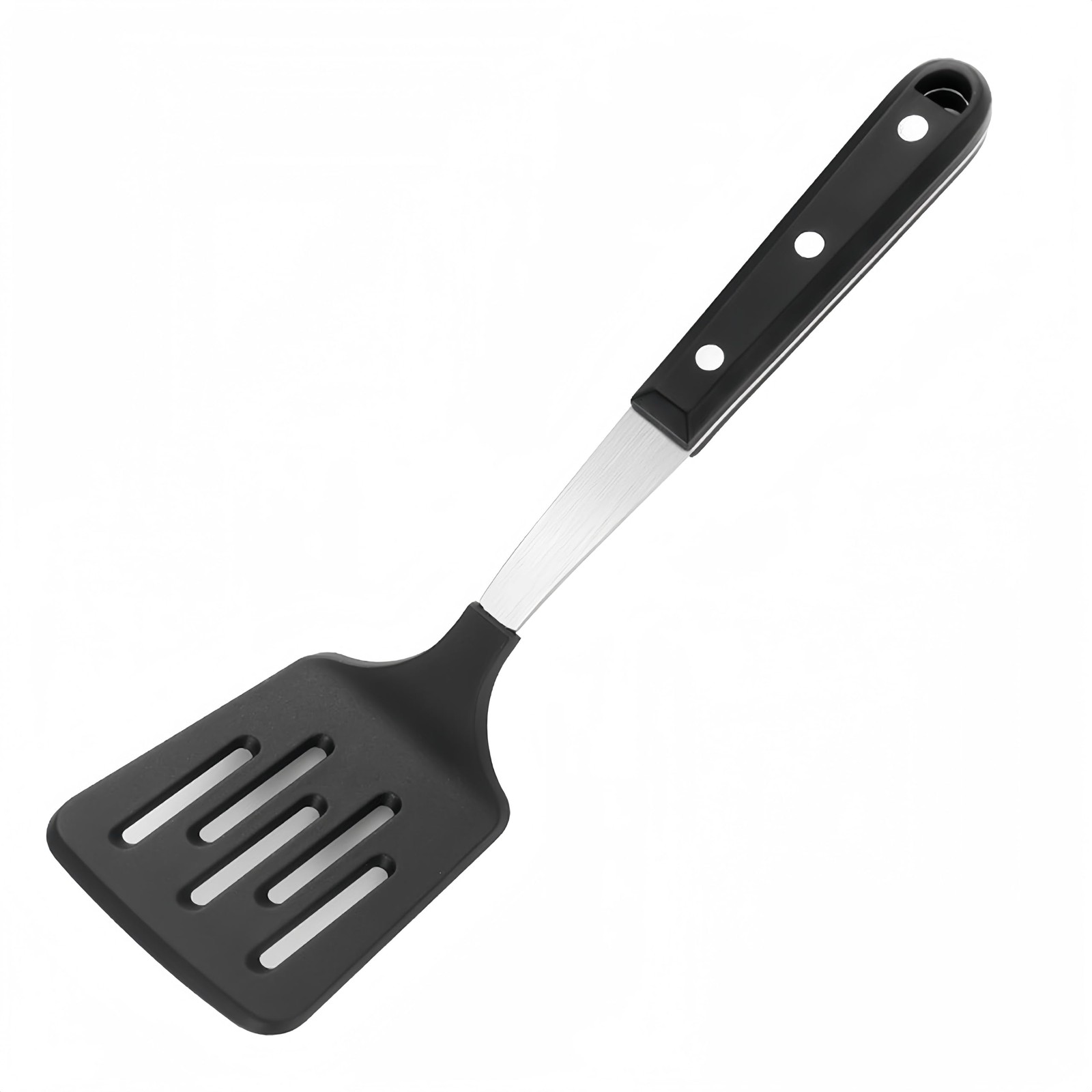 Slotted Turner Spatula, Nylon Head, Stainless Steel, POM Handle, Non-Stick