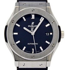 Hublot Classic Fusion 45mm Titanium Black Rubber 511.NX.1171.RX R$7,900 #2339-1