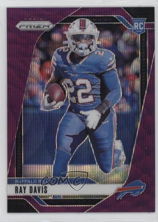 2024 Panini Prizm Rookies Purple Wave Prizm 85/99 Ray Davis #382 Rookie RC 1j2b