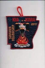 2017 Chickasaw Council Lodge 558 Kia Kima Summer Fellowship patch