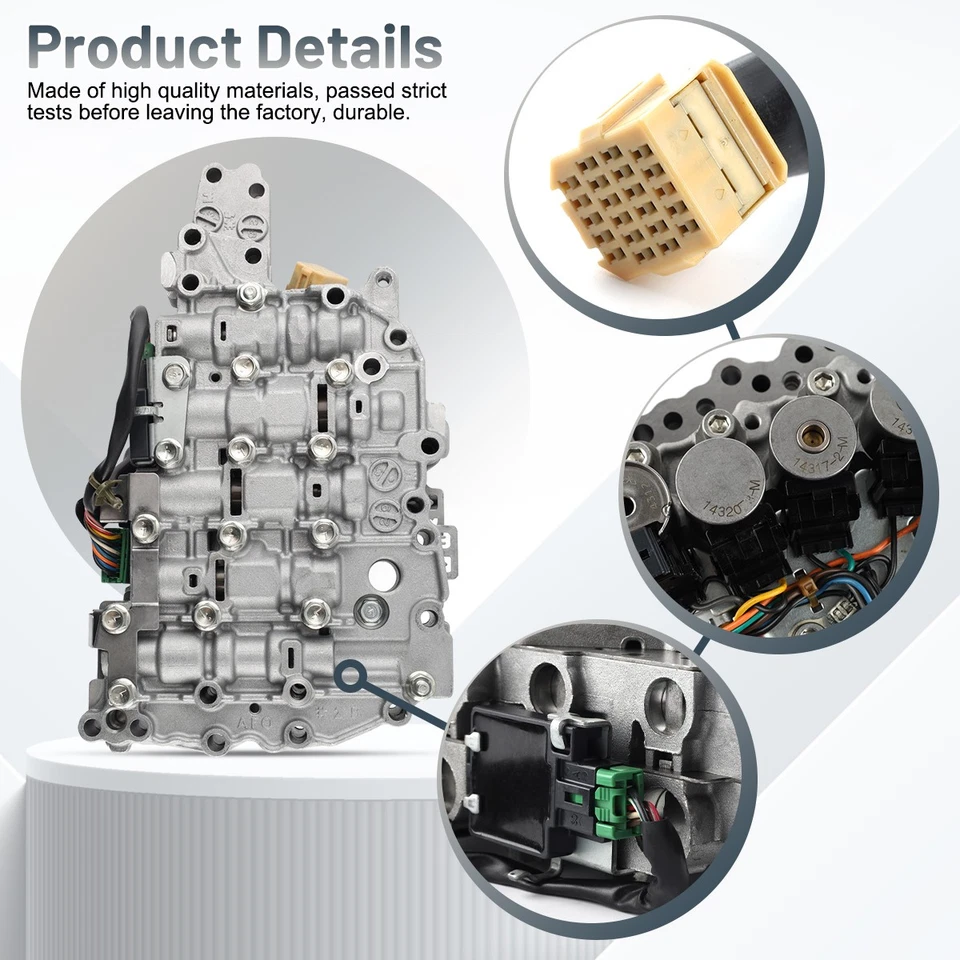 Transmission Valve Body & Solenoid For 2007-2012 Nissan Sentra 2.0L 2.5L RE0F10A - Imagem 4 de 4