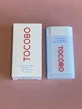 TOCOBO Cotton Soft Sun Stick SPF50+ PA++++ 19g Vegan Sunscreen. Expiry 06/2027
