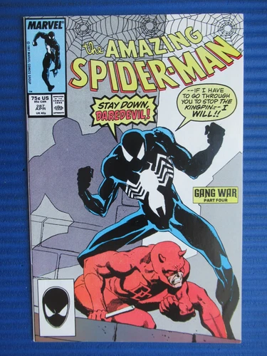 AMAZING SPIDER-MAN # 287 - (VF-) -GANG WAR PART 4-KINGPIN-FALCON-DARDEVIL-SABLE