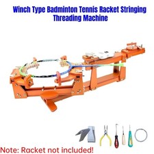 Winch Type Badminton Tennis Racket Stringing Threading Machine Personal DIY 60LB