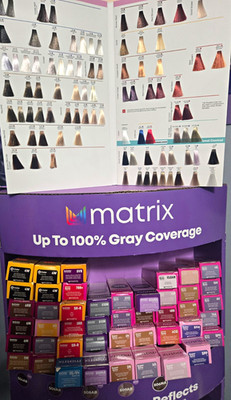 45 Matrix SoColor Hair Dye/ Toners  - Up to 100% Gray Coverage  AND BOOK 