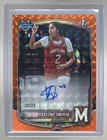 Kaylene Smikle 2025 Bowman Chrome Orange Geometric Refractor 1st RC Auto /25