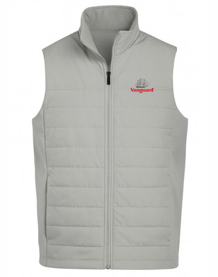 NWT 100% Authentic Vanguard Asset Management Finance Vest / Gilet Gray L Goldman