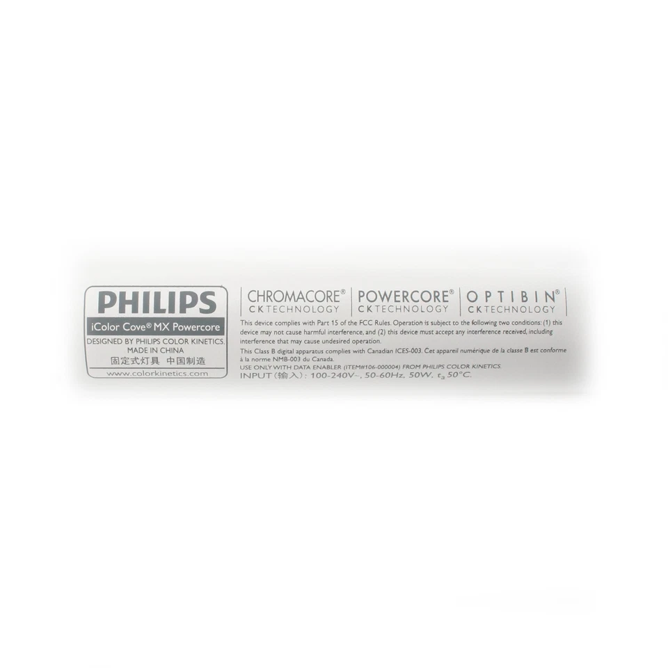 PHILIPS COLOR KINETICS 123-000004-07 ICOLOR COVE MX RGB LINEAR LED LIGHT, 48" - Image 3 of 4