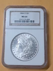 1884 O MORGAN SILVER DOLLAR NGC MS 64