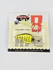 Ultra Rare Bagley Deep Diving B DB2 Balsa Wood, New Vintage/Old Stock! 