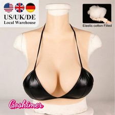 B-H Cup Realistic Breast Forms Silicone Fake Boobs For Crossdresser Drag Queen