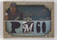 2013 Triple Threads Future Phenoms Black Gold Ink 6/10 Wily Peralta Auto 4y4