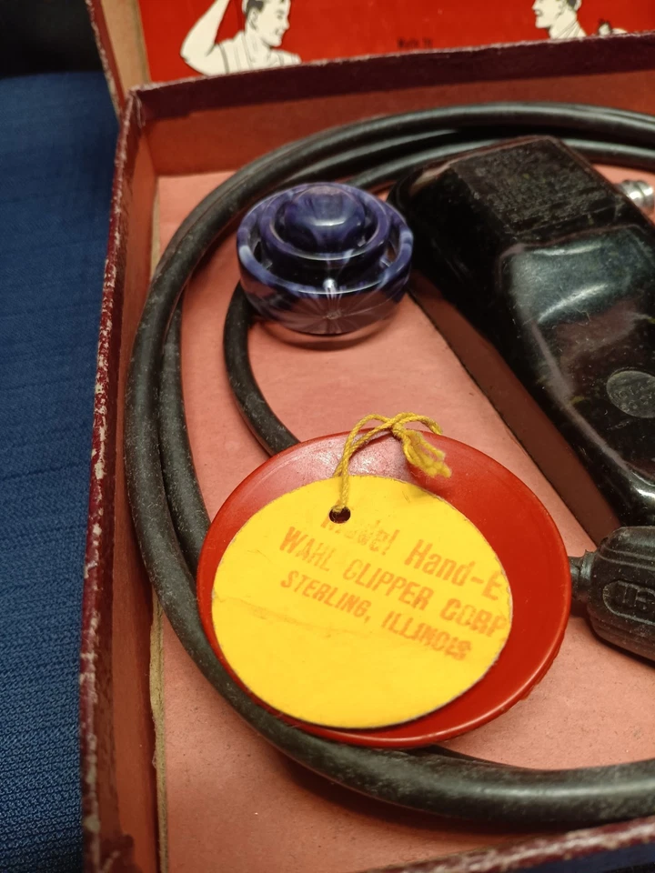 1951 VTG WAHL Vintage Model Hand-E Electric Massage Vibrator Original Box Works! - Image 3 of 4