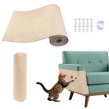 Cat Scratch Furniture Protector Mat 78.7x15.8in - Self-Adhesive Couch from
