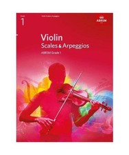 ABRSM Violin Scales & Arpeggios Grade 1 Sheet Music Exam Book from 2012~