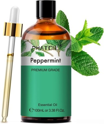 Aceite Esencial De Menta Puro Sin Diluir Para Aromaterapia Piel Cabello
