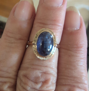 Sans Prix de Réserve - Bague Argent - 4.55ct. tw. Tanzanite - Taille