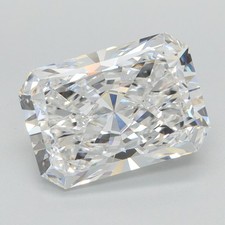 Radiant Cut Diamond Lab Grown GIA Certified VVS2 Clarity E Grade 4.08 Ct 798.04 per carat