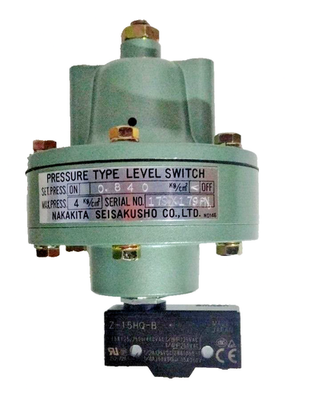 #ad Nakakita Seisakusho Pressure Type Level Switch 0.840 kg cm2 $225.00