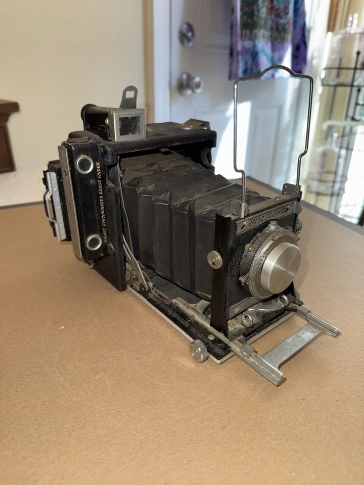 Graflex 2x3 Speed Graphic Body Camera with Kodak 101mm Lens - Image 4 of 4