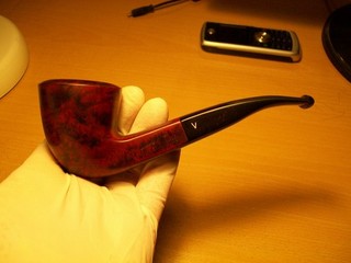 PFEIFE: schöne französische VUILLARD Concorde 205S Saint Claude Vierkantholm