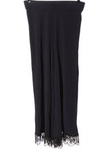 ZARA KNIT Pantalone elasticizzato Donna Pantalone Taglia IT 42 lilla-nero