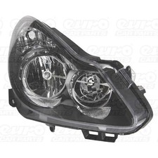 TYC 20-B263-A5-2B Right Driver Side OS Headlight Headlamp Electric Black Bezel