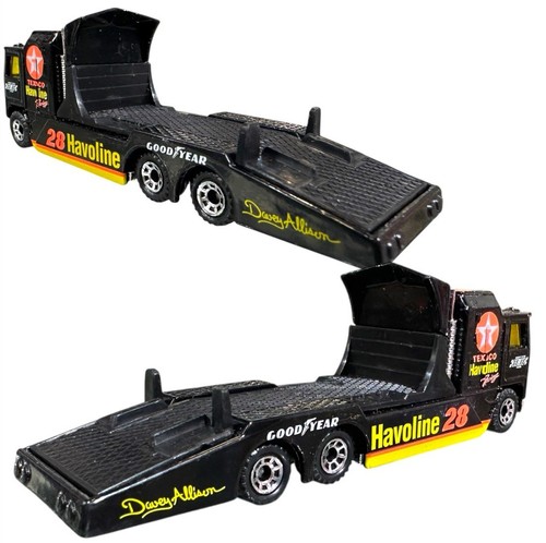 Matchbox Superstars Davey Allison #28 Texaco/Havoline 1993 Team Convoy Die cast - Picture 10 of 15