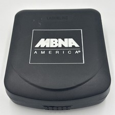 Laserline MBNA America CD DVD Portable Hard Case 12 Disc Storage Holder Vintage