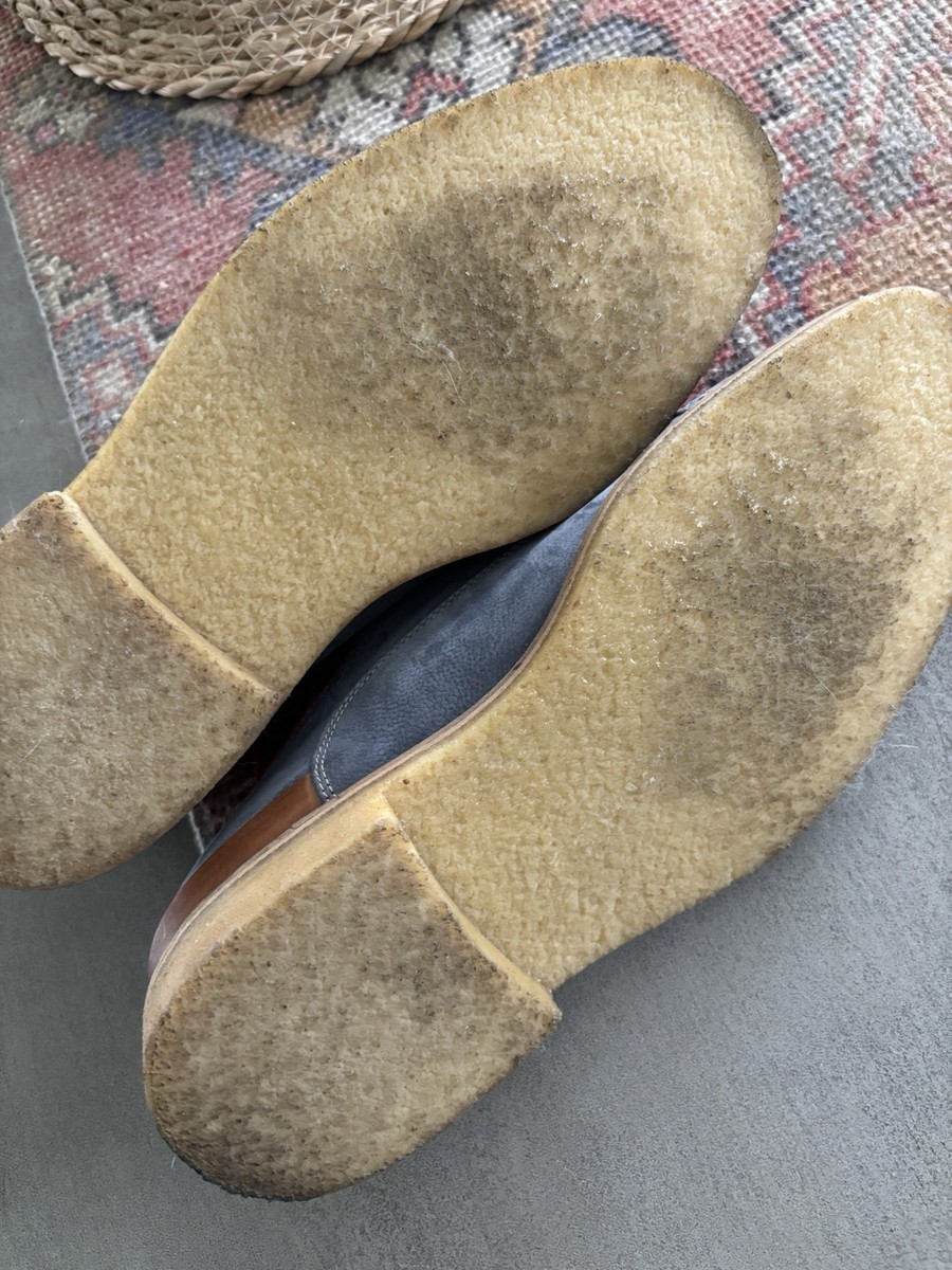 J&M EST. 1850 Men Dress Saddle Shoes Sheepskin Size 8.5 Memory Foam Crepe Sole J&M EST. 1850 Men Dress Saddle Shoes Sheepskin Size 9M  main image 4