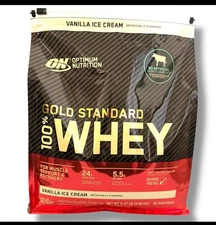 Optimum Nutrition Gold Standard 100% Whey Protein Vanilla Ice Cream 80Srvgs