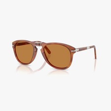 Sunglasses Persol 714 S-M Steve McQueen 96/73 54 21 140 Light Havana Amber Brown