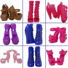 10pairs/lot Colorful Doll 1/6 Doll Shoes For Demon 11.5" Doll Boots High Heel