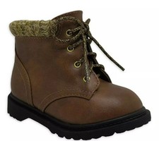 Wonder Nation Baby Girls East On/OffNon-Marking Combat Boot Size 2