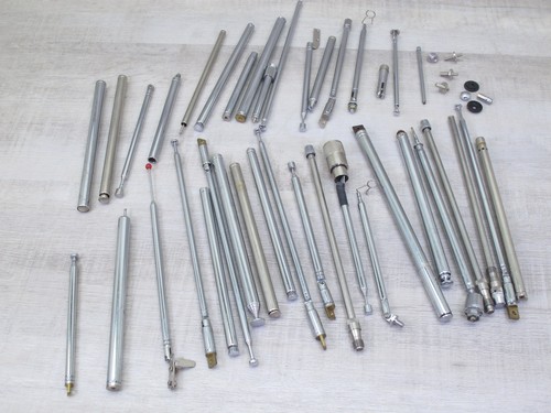 Radio Antenna Lot - Telescopic, Swivel, Etc Various Sizes Vintage Originals