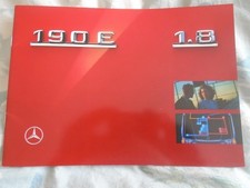 Mercedes 190E 1.8 brochure Sep 1990 UK market