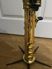 Curved Neck Straight soprano Saxophone Bb Brass Gold Lacquer — photo 3