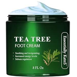 Essentially Kates Tea Tree Oil Foot Cream 8oz - Athletes Foot