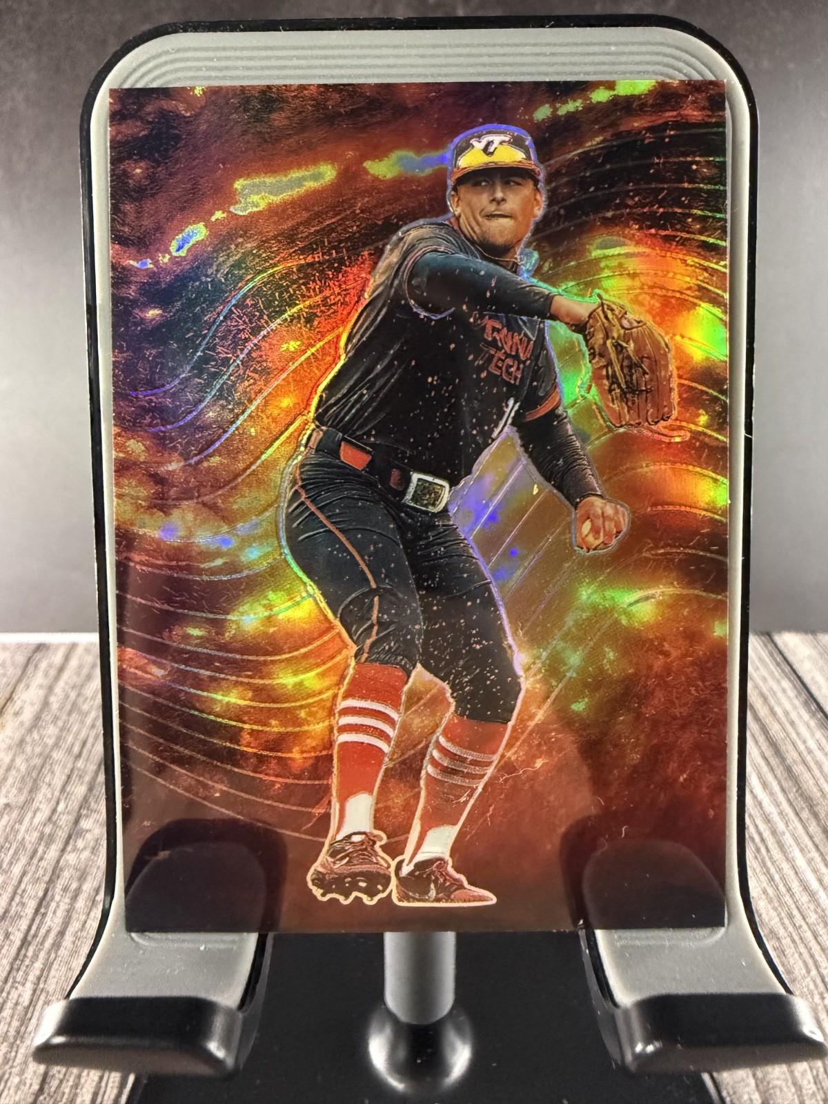 2022 Panini Prizm Draft Picks Gavin Cross Lava Flow Case Hit SSP Rookie- VT, KC